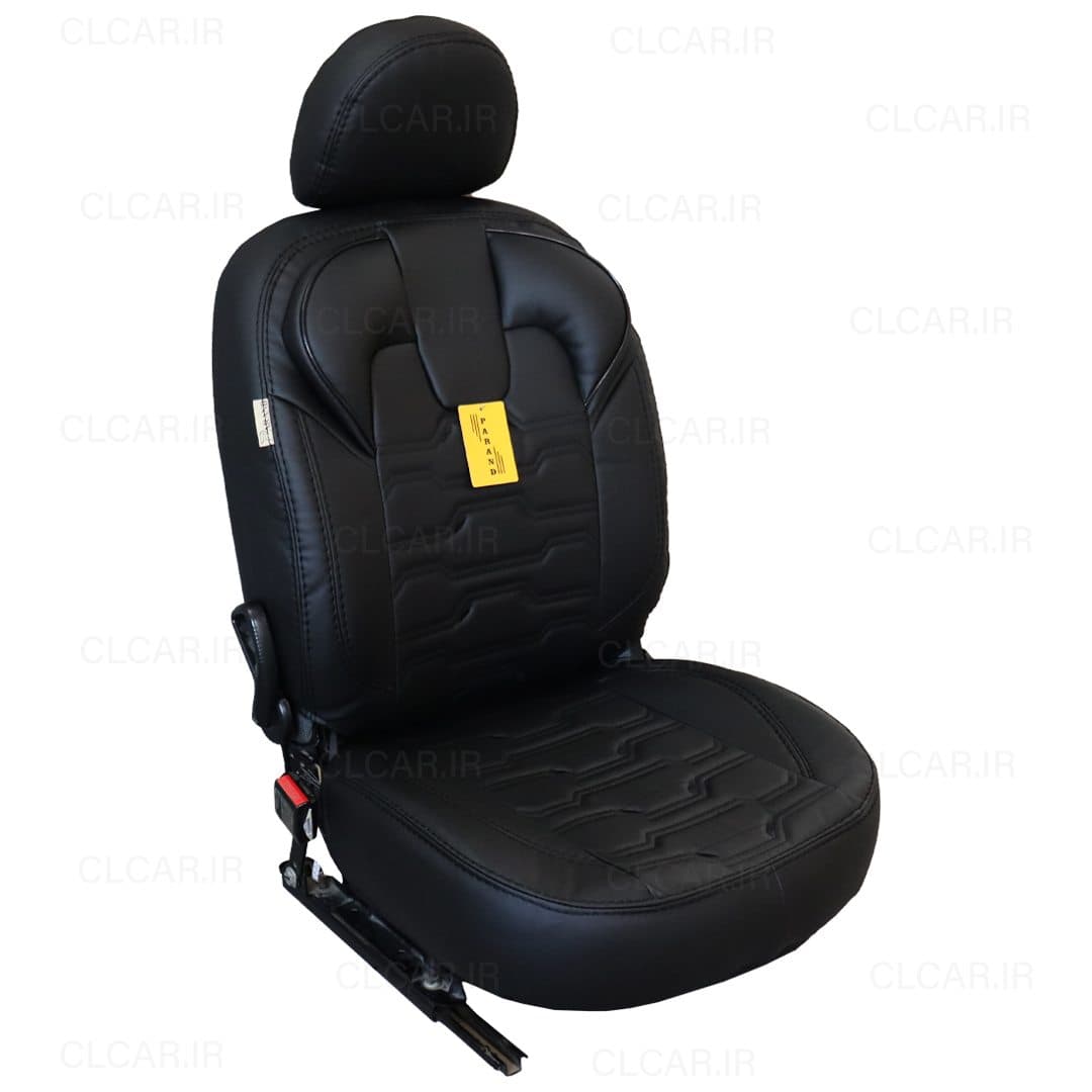 روکش صندلی پژو 207 طرح ViP سفید تمام چرم (سفارشی) کد P07VipW — تصویر ۶