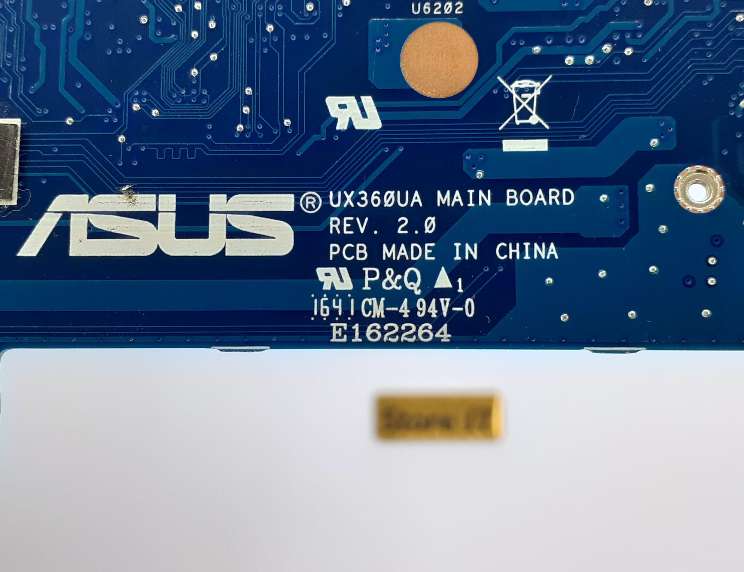 مادربرد لپ تاپ ایسوس UX360UA REV. 2.0 I5-7 بدون گرافیک با رم 8GB — تصویر ۳