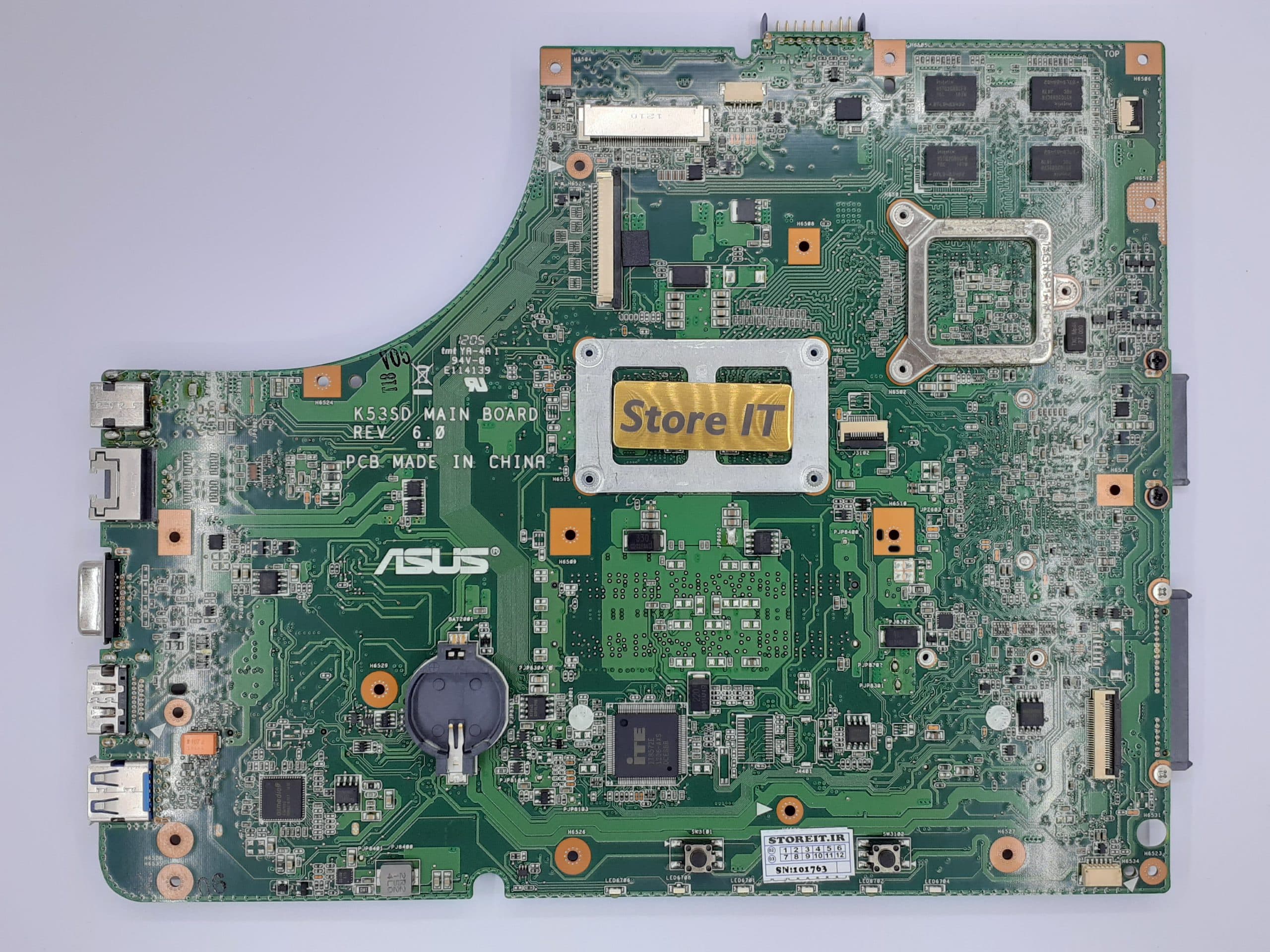 مادربرد لپ تاپ ایسوس K53SD REV. 6.0 I3-2 با گرافیک 1GB — تصویر ۲