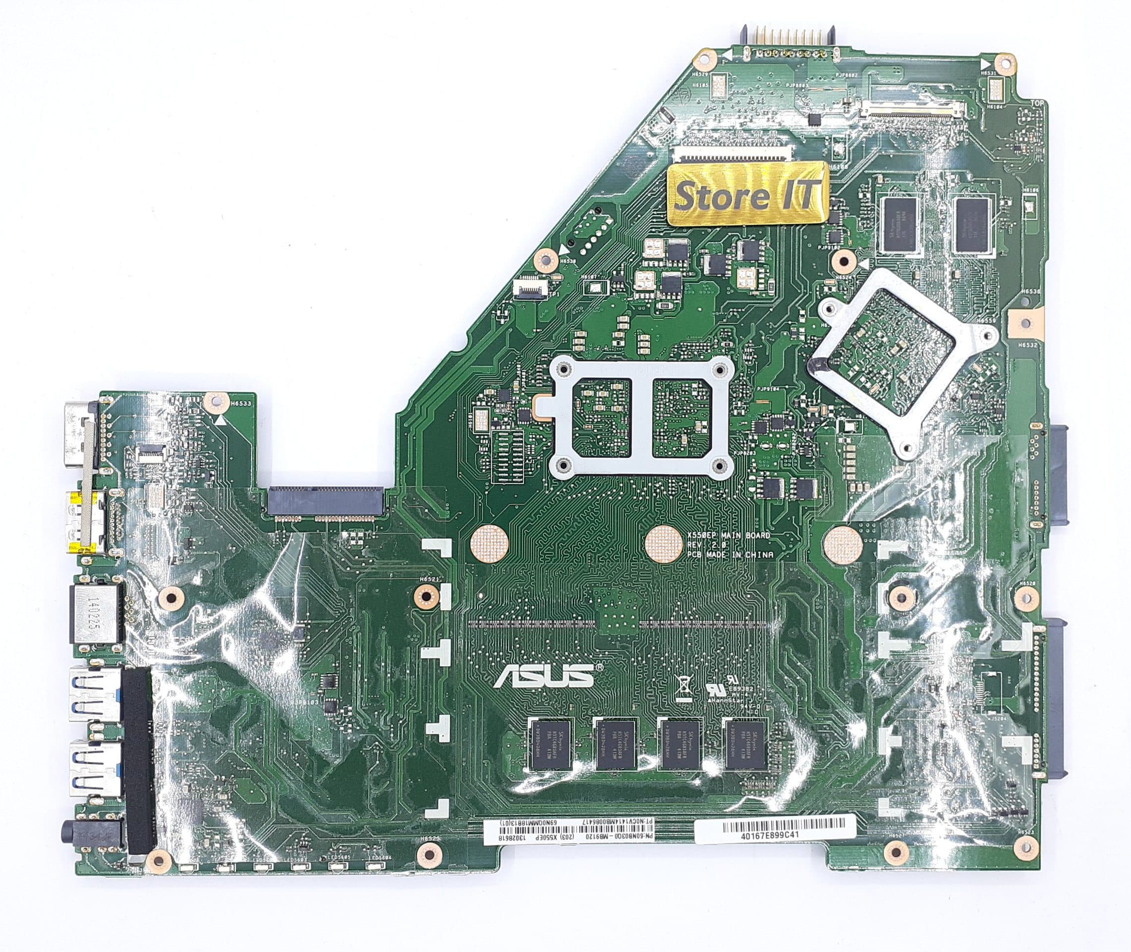 مادربرد لپ تاپ ایسوس X550EP REV. 2.0 AMD A4 با گرافیک 1GB و رم 4GB — تصویر ۲