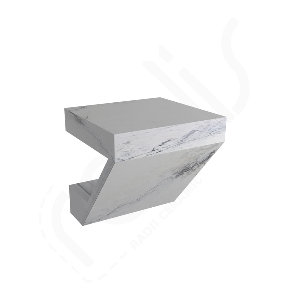 روشویی سرامیکی رادیس مدل مایا R-05 — تصویر ۲
