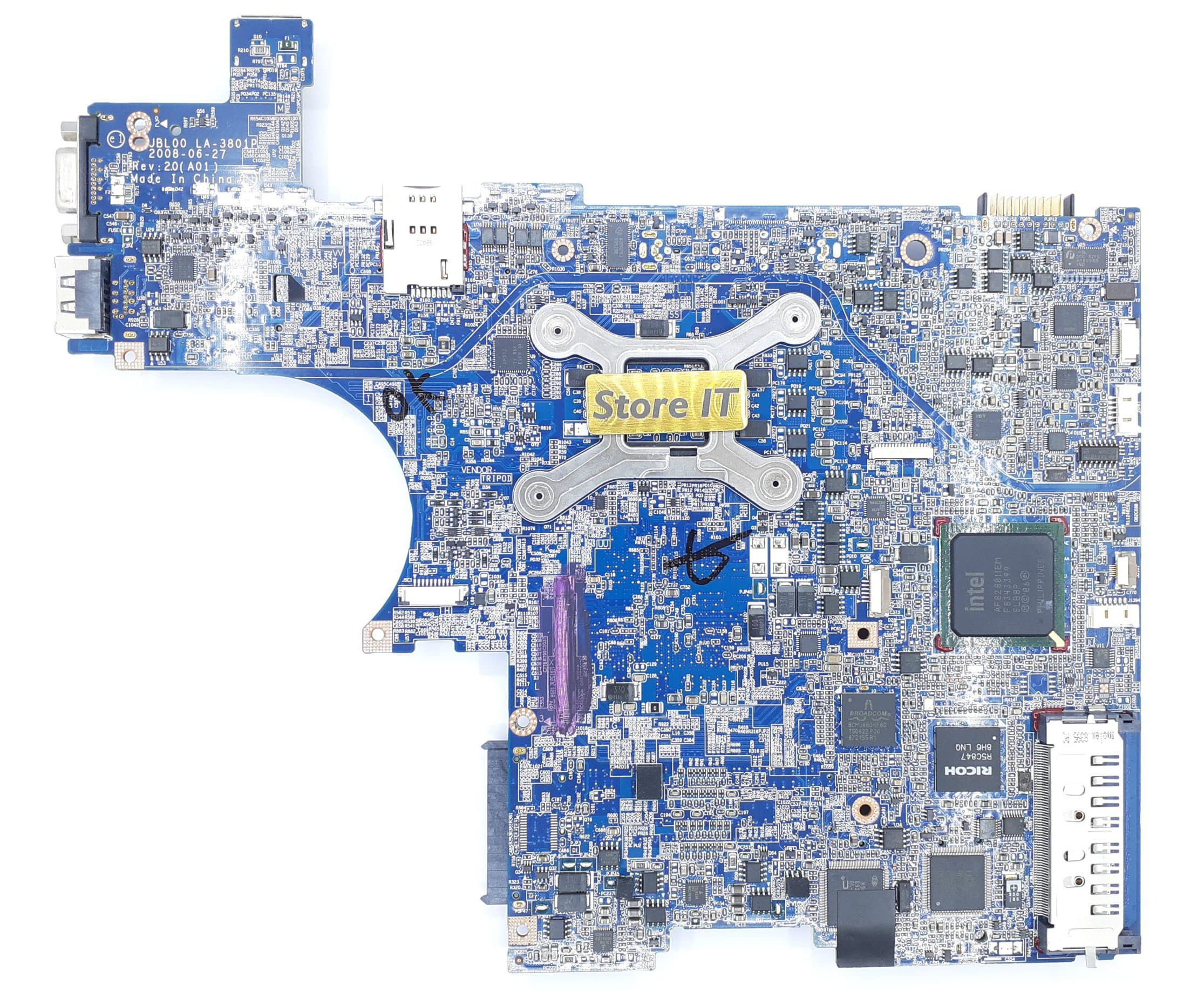 مادربرد لپ تاپ دل Latitude E6400 (La-3805p) DUAL CORE بدون گرافیک — تصویر ۲