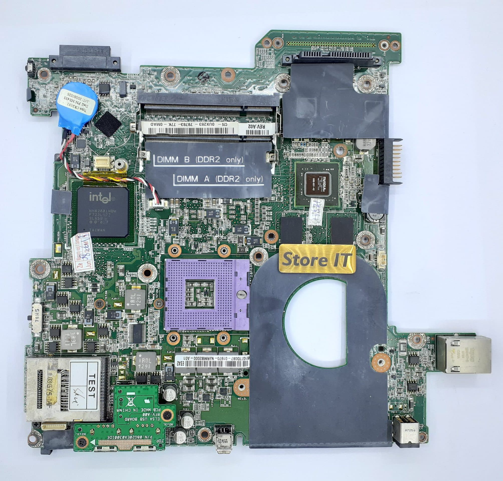 مادربرد لپ تاپ دل Inspiron 1400 / 1420 Dual Core با گرافیک 256MB