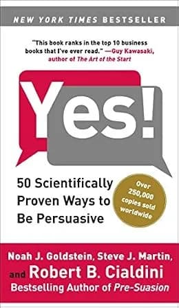 و دانلود نسخه کامل کتاب زبان اصلی Yes!: 50 Scientifically Proven Ways to Be Persuasive | دانلود کتاب خارجی