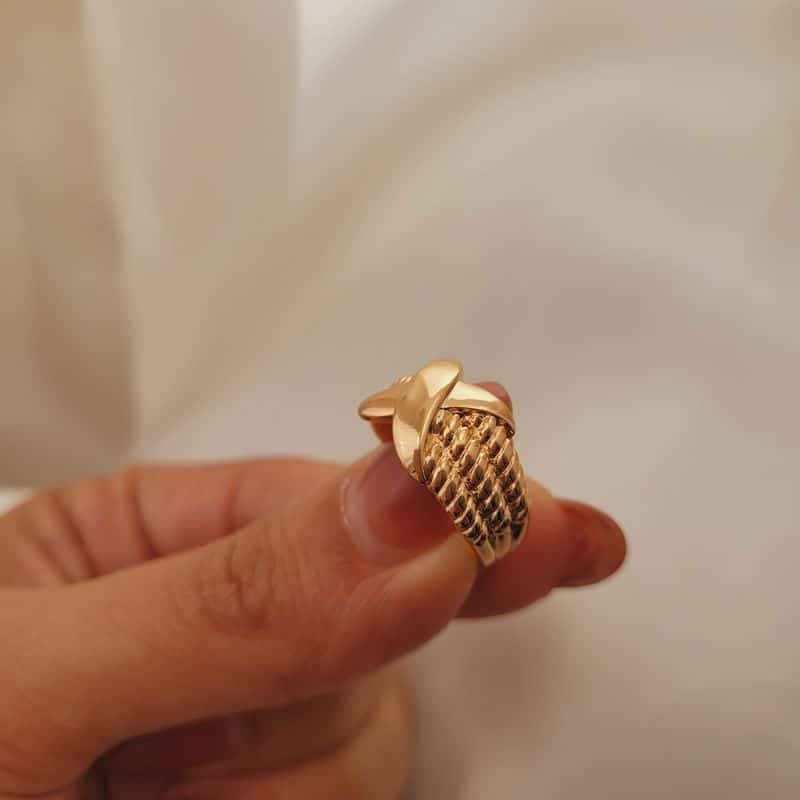 انگشتر زنانه ژوپینگ فرد طرح ایکس دیوید یورمن — تصویر ۳