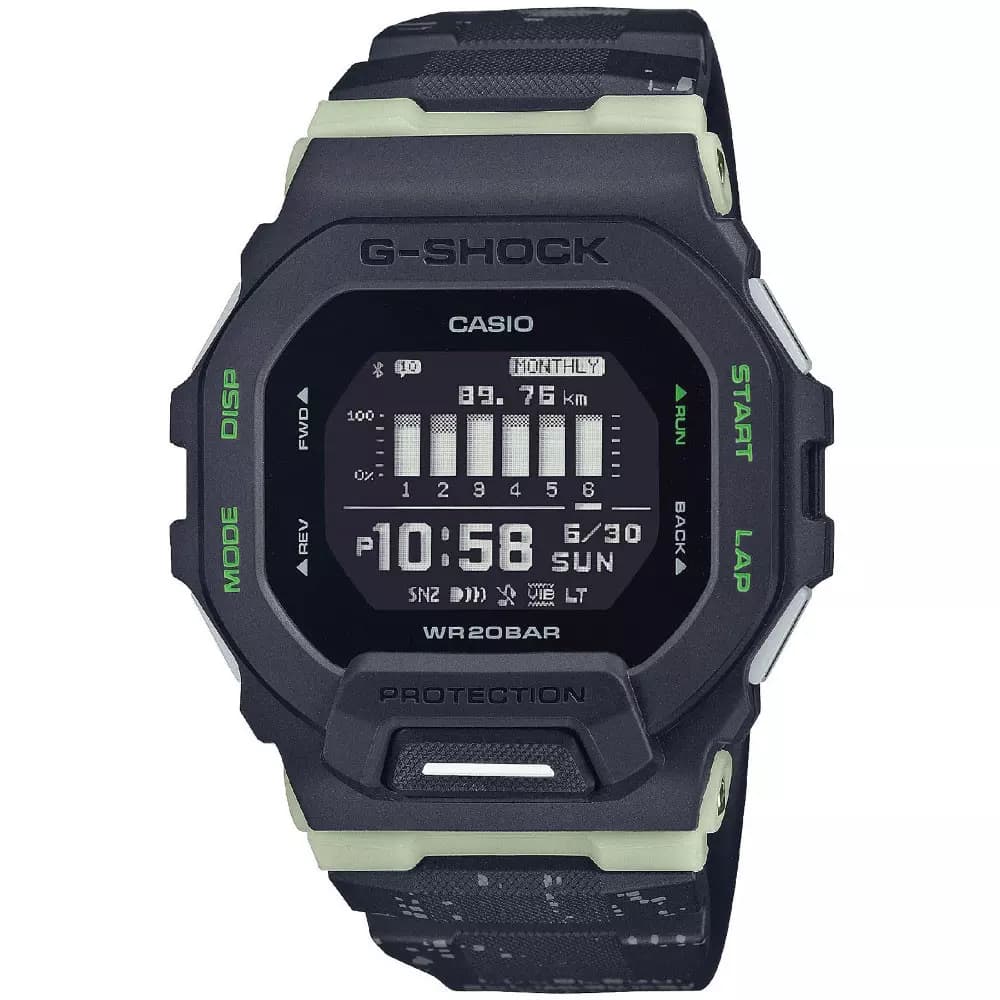 ساعت مچی مردانه کاسیو GBD-200LM-1DR – G-SHOCK، دیجیتال، بلوتوث