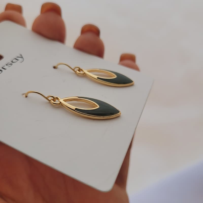 گوشواره آویز مینا مجلسی — تصویر ۲