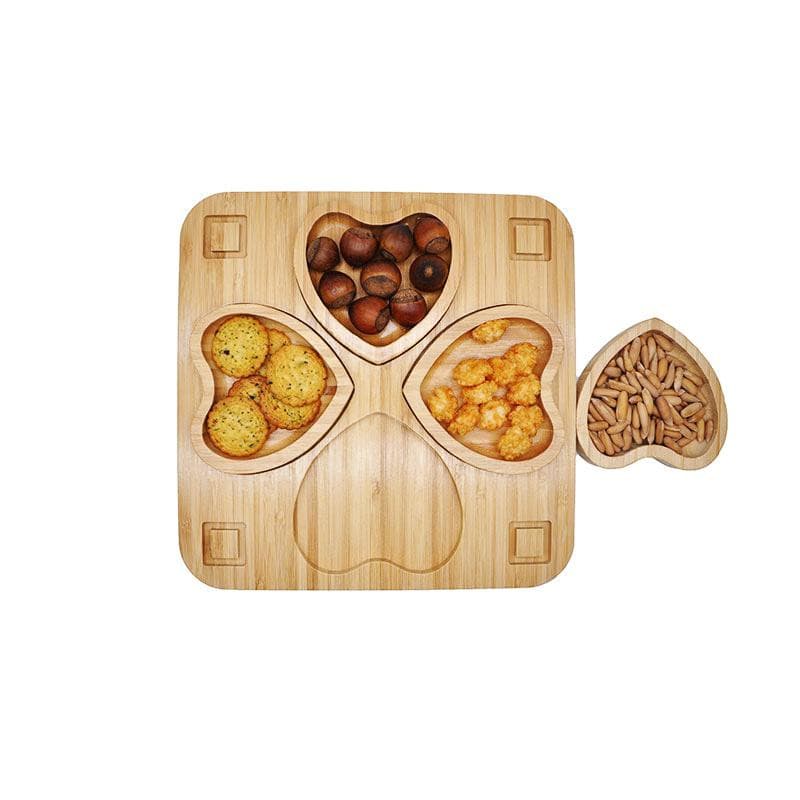 اردو خوری مدل 4 خانه طرح قلب بامبو — تصویر ۵