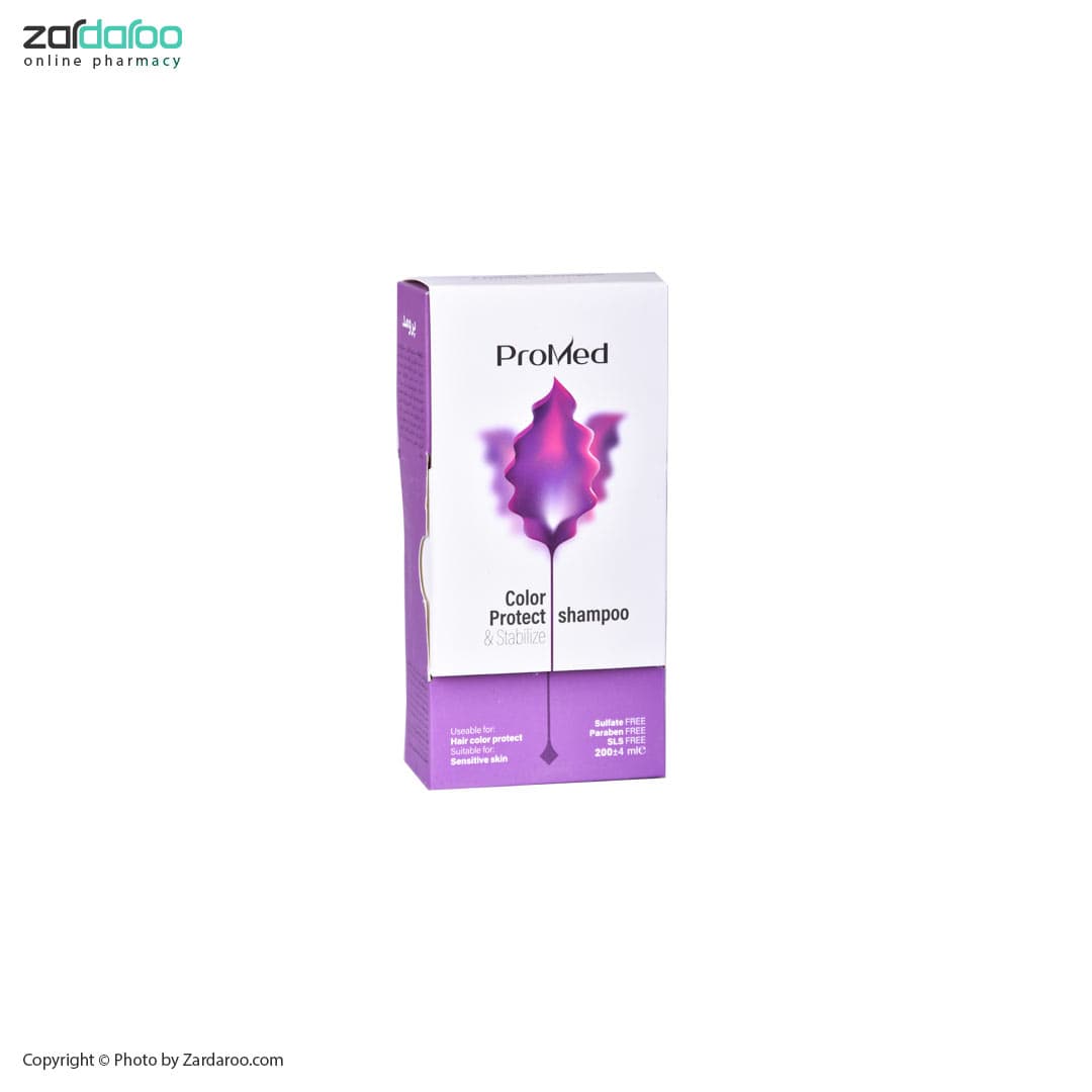 شامپو تثبیت کننده رنگ مو بدون سولفات پرومد Promed