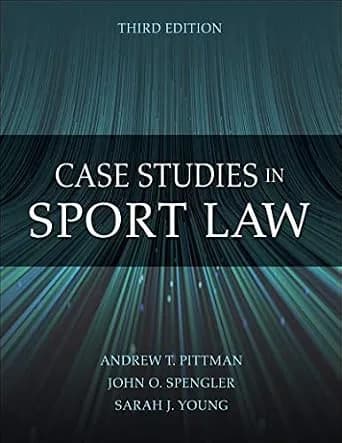 و دانلود نسخه کامل کتاب زبان اصلی Case Studies in Sport Law PDF | دانلود کتاب خارجی