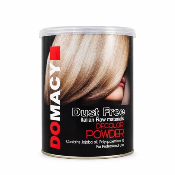 پودر دکلره سبز دوماسی مدل dust free وزن 400 گرم