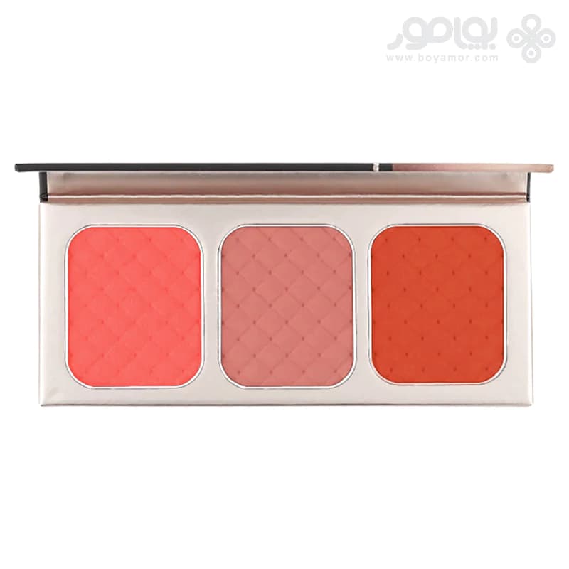 پالت رژگونه 3 رنگ کرکتر مدل GO BLUSH شماره 003