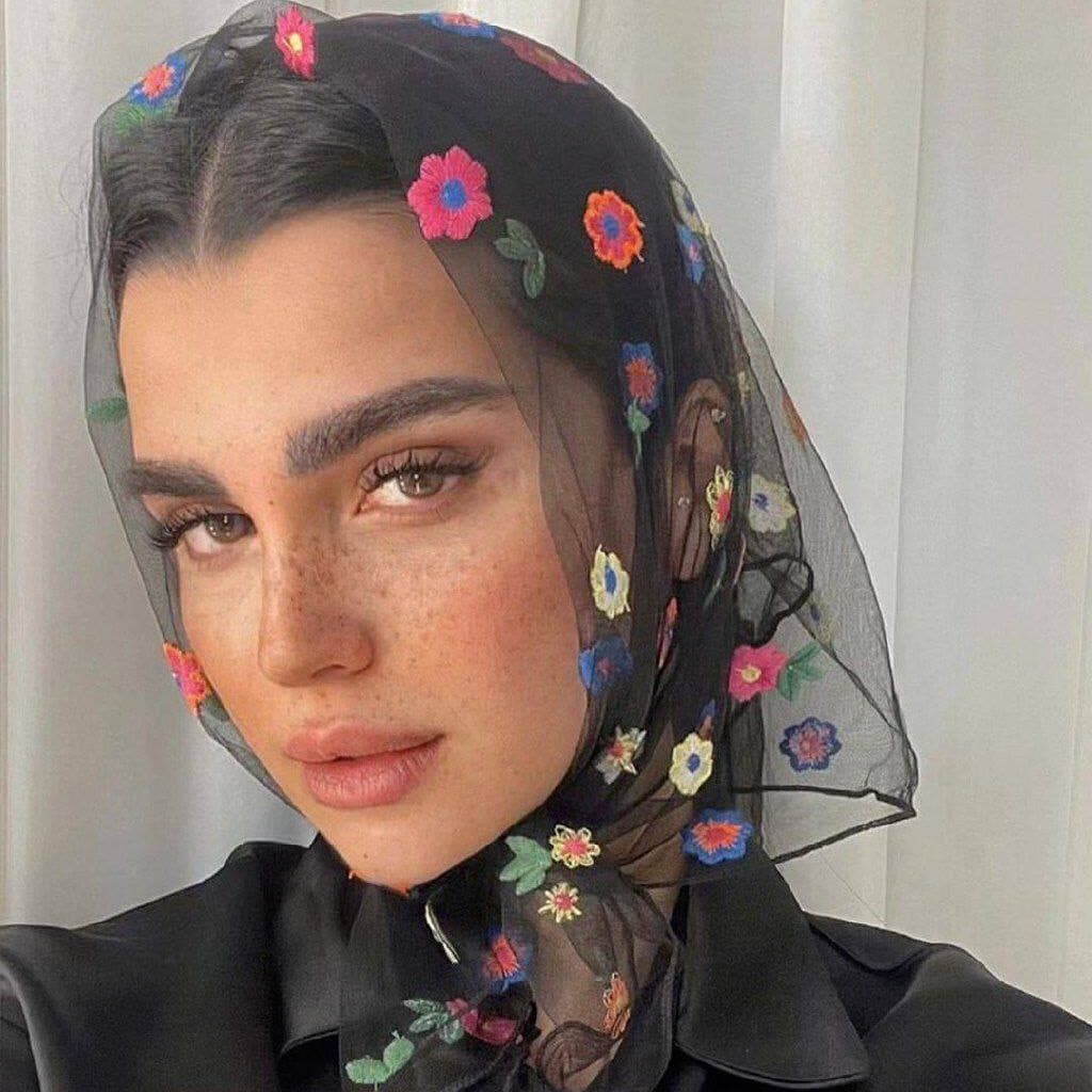 بیبی اسکارف بابونه رنگی