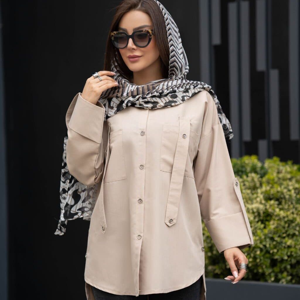 شومیز مانتویی شیک و خنک ساناز