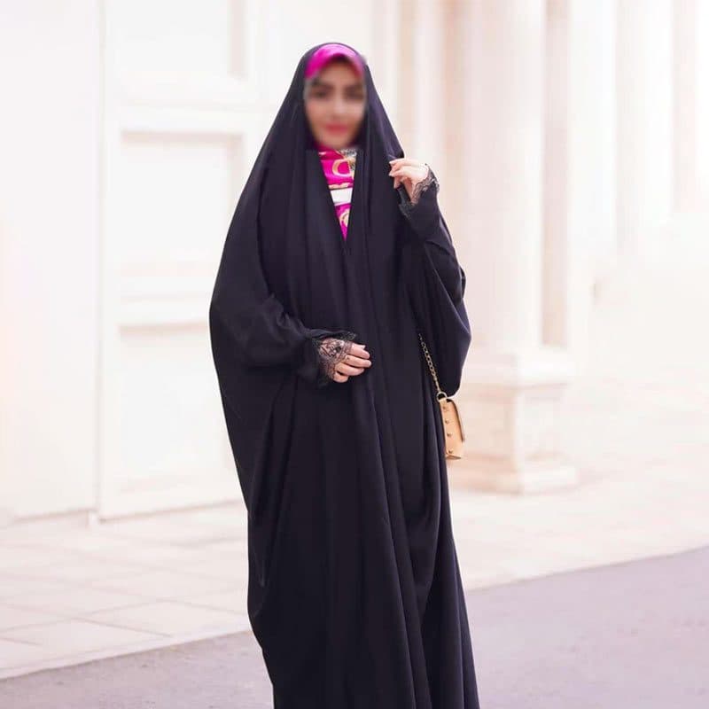 چادرعربی جده طرح آلاله
