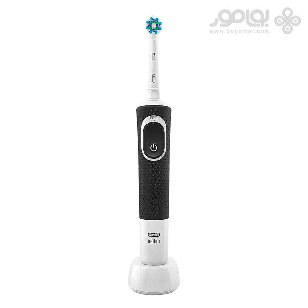مسواک برقی اورال بی کراس اکشن مدل VITALITY 100 رنگ مشکی — تصویر ۲
