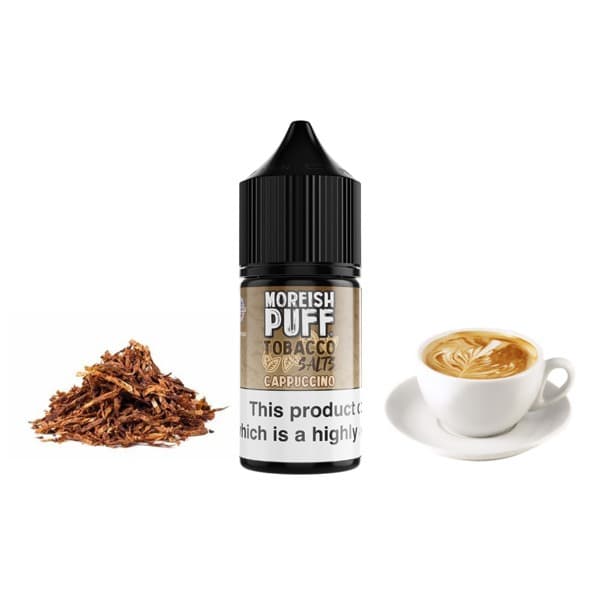 سالت تنباکو کاپوچینو موریش پاف | MOREISH PUFF Tobacco Cappuccino