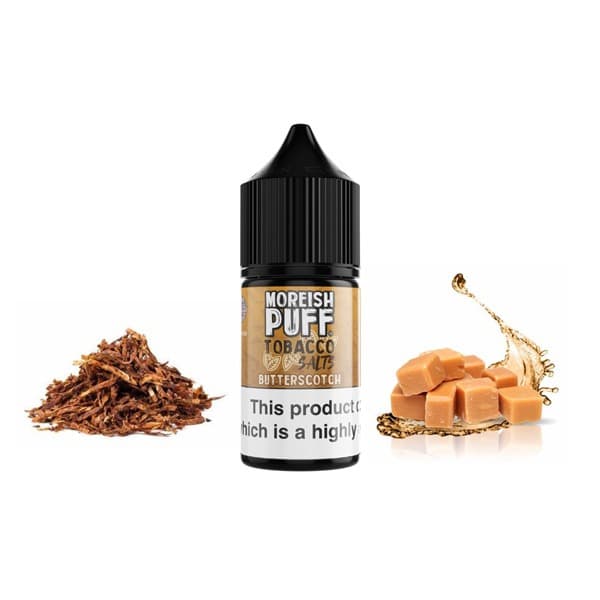 سالت تنباکو تافی کره ای موریش پاف | MOREISH PUFF Tobacco Butterscotch