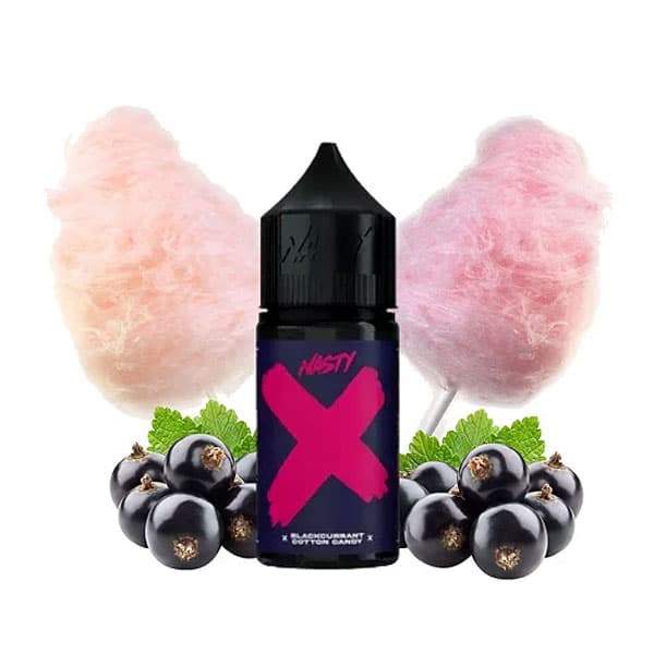 سالت انگور فرنگی پشمک نستی | Nasty Blackcurrant Cotton Candy