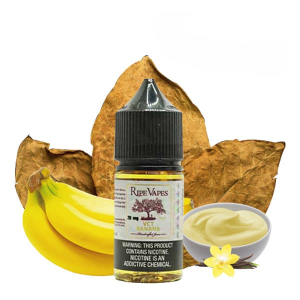 سالت تنباکو خامه موز رایپ ویپز | RIPE VAPES VCT Banana
