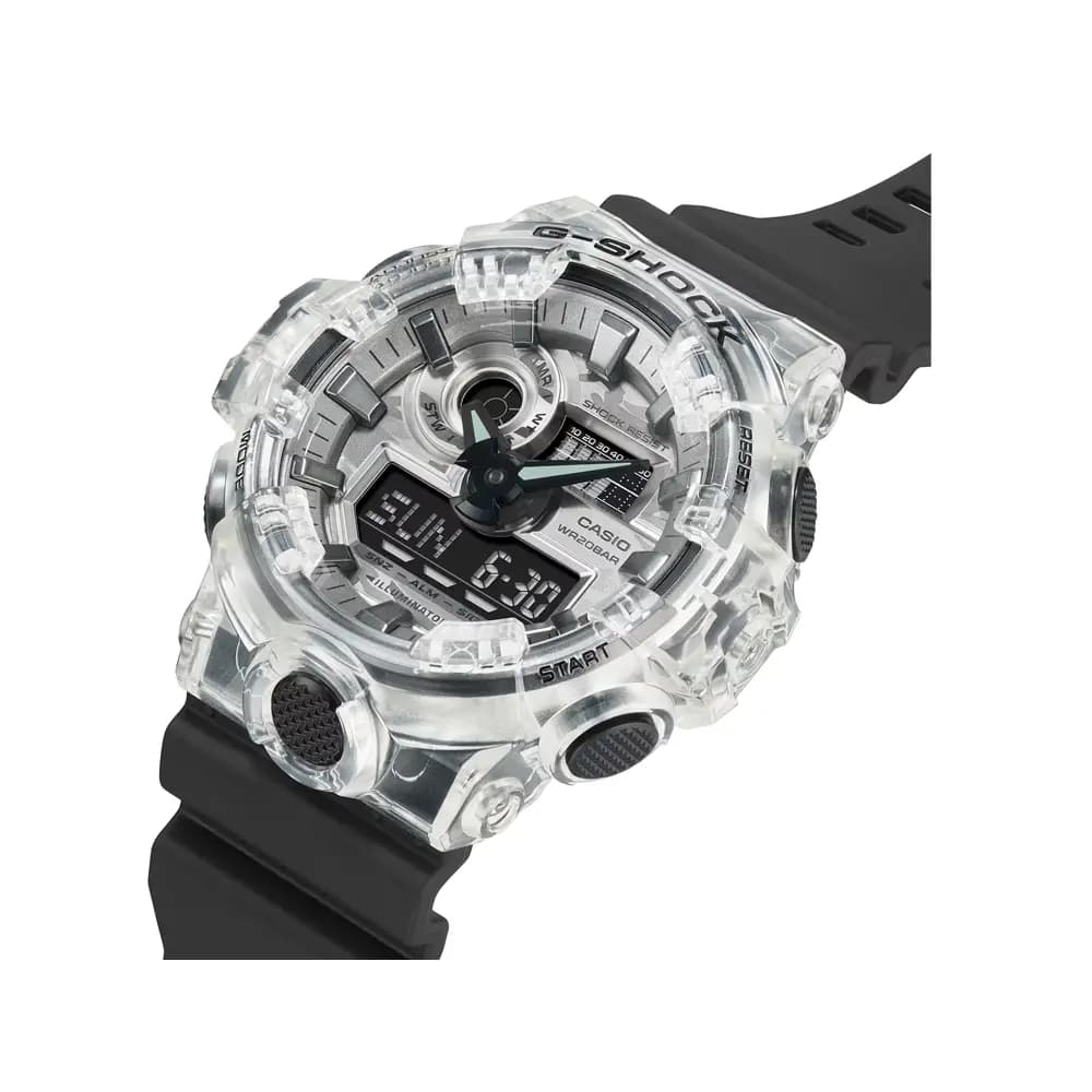 ساعت مردانه آنالوگ دیجیتال جیشاک کاسیو مدل CASIO-GA-700SKC-1A — تصویر ۲
