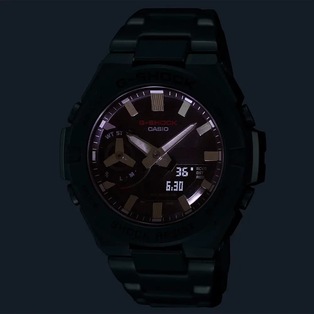 ساعت مردانه دیجیتال جیشاک کاسیو مدل CASIO-GST-B500D-1A — تصویر ۴