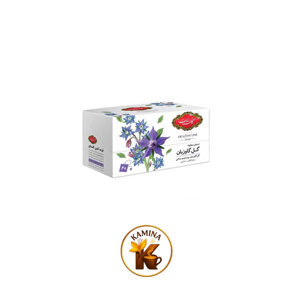 دمنوش گل گاوزبان گلستان تعداد 20عدد