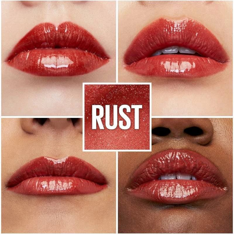 رژ لب مایع میبلین مدل LIFTER GLOSS شماره 016 رنگ RUST — تصویر ۳