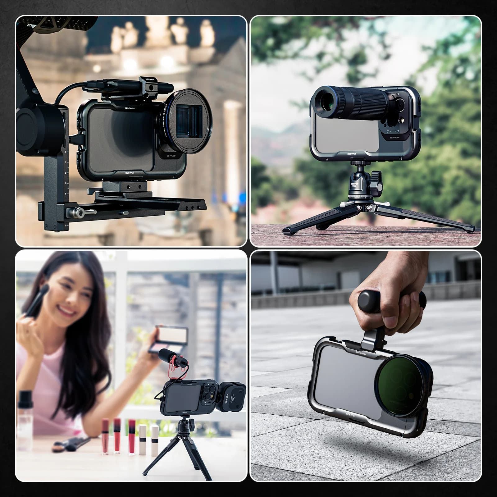 قاب کیس نیور NEEWER PA073 Phone Cage (iPhone 16 Pro) — تصویر ۷
