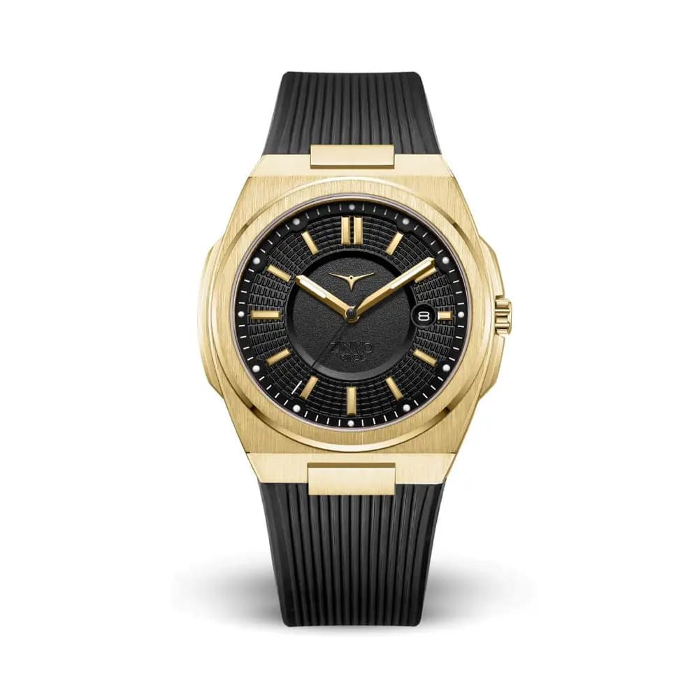 ساعت مردانه آنالوگ زینوو مدل RIVAL ZINVO MARINE GOLD — تصویر ۴