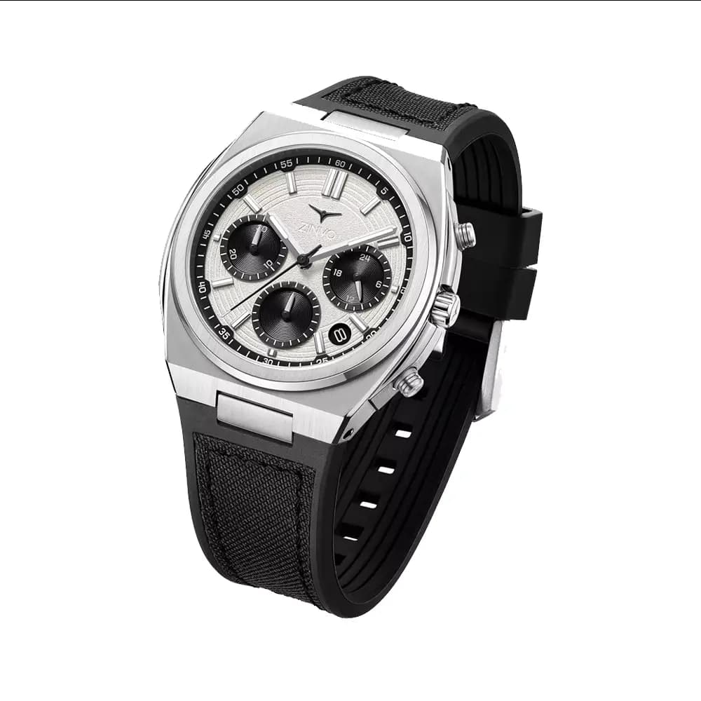 ساعت مردانه زینوو کوارتز مدل ZINVO CHRONO PANDA — تصویر ۴