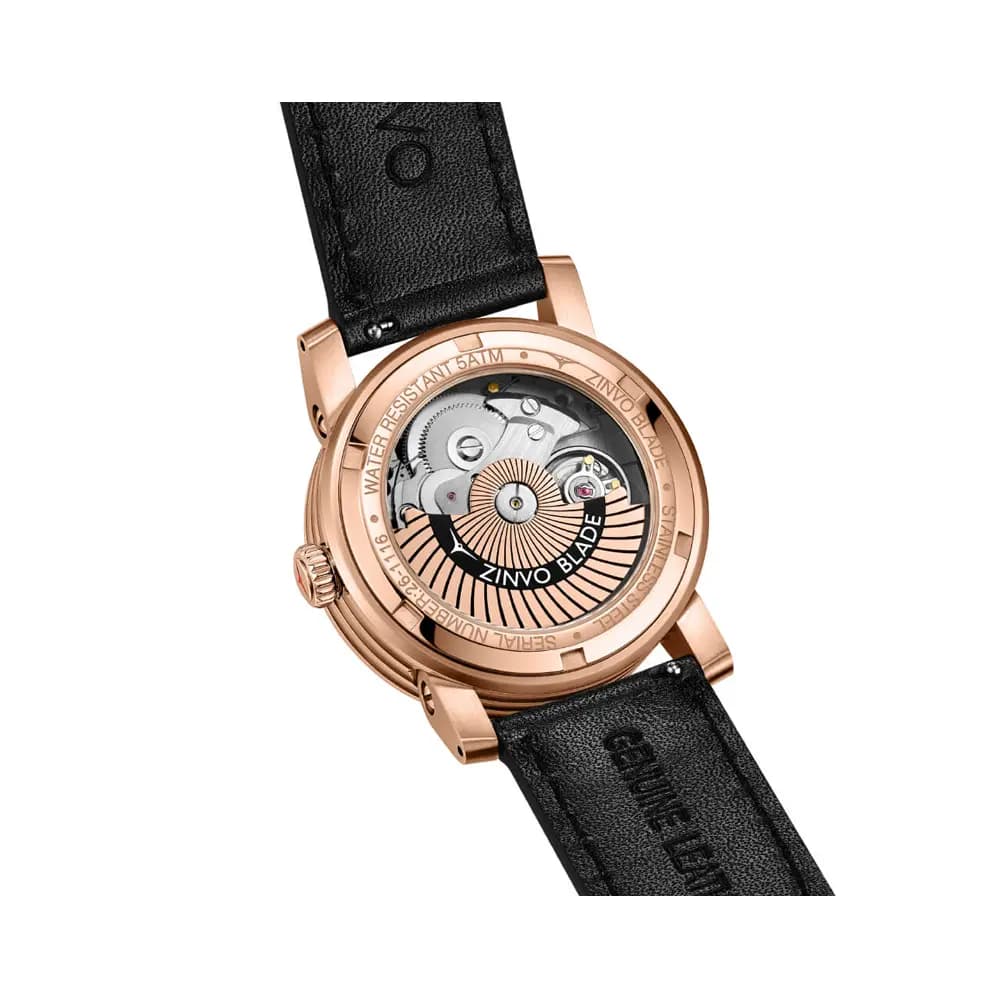 ساعت زنانه آنالوگ زینوو مدل BLADE ZINVO ROSE GOLD WOMEN — تصویر ۲