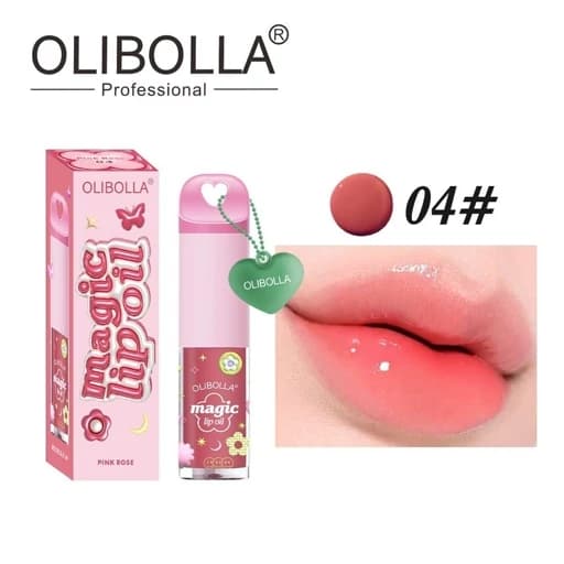 لیپ گلاس اولیبولا مدل Magic Lip Oil آویزدار — تصویر ۵