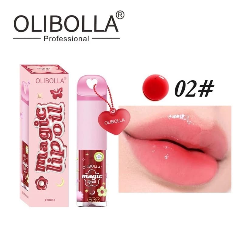 لیپ گلاس اولیبولا مدل Magic Lip Oil آویزدار — تصویر ۳