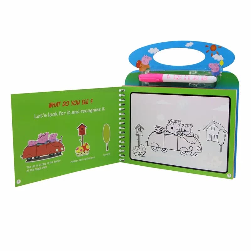 دفتر رنگ آمیزی مدل peppa pig کد BH2-08 — تصویر ۷