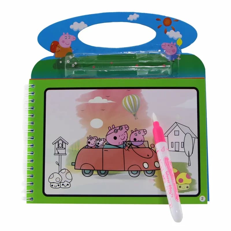 دفتر رنگ آمیزی مدل peppa pig کد BH2-08 — تصویر ۴