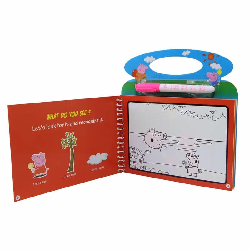 دفتر رنگ آمیزی مدل peppa pig کد BH2-08 — تصویر ۶