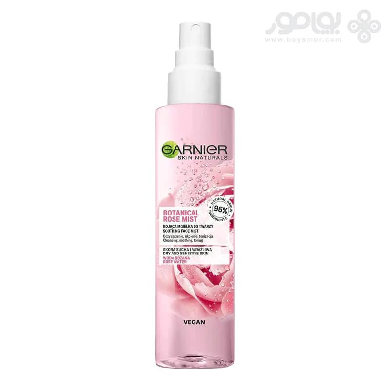 اسپری آبرسان گارنیر مدل BOTANICAL ROSE حجم 150 میل