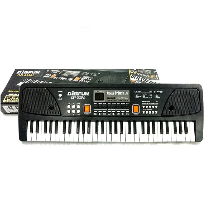بازی آموزشی ارگ بیگفان مدل الکترونیک کیبورد 61 کلید کد BF-630A2 — تصویر ۲