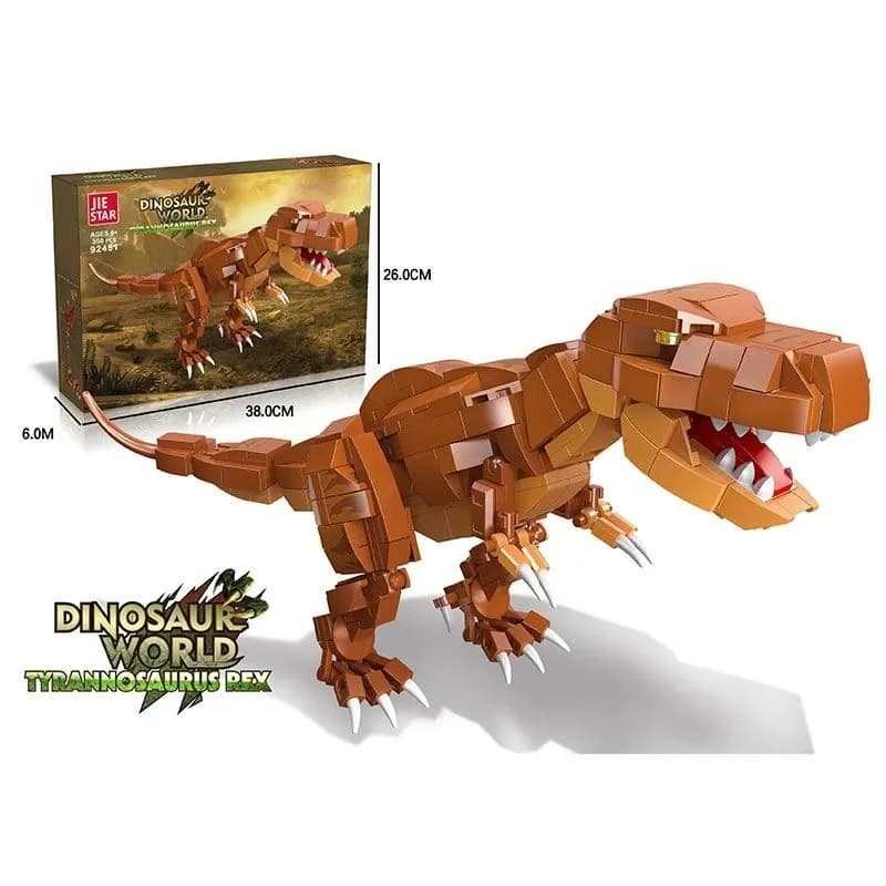 ساختنی ژی استار مدل دنیای دایناسور Tyrannosaurus REX کد 92451 — تصویر ۷