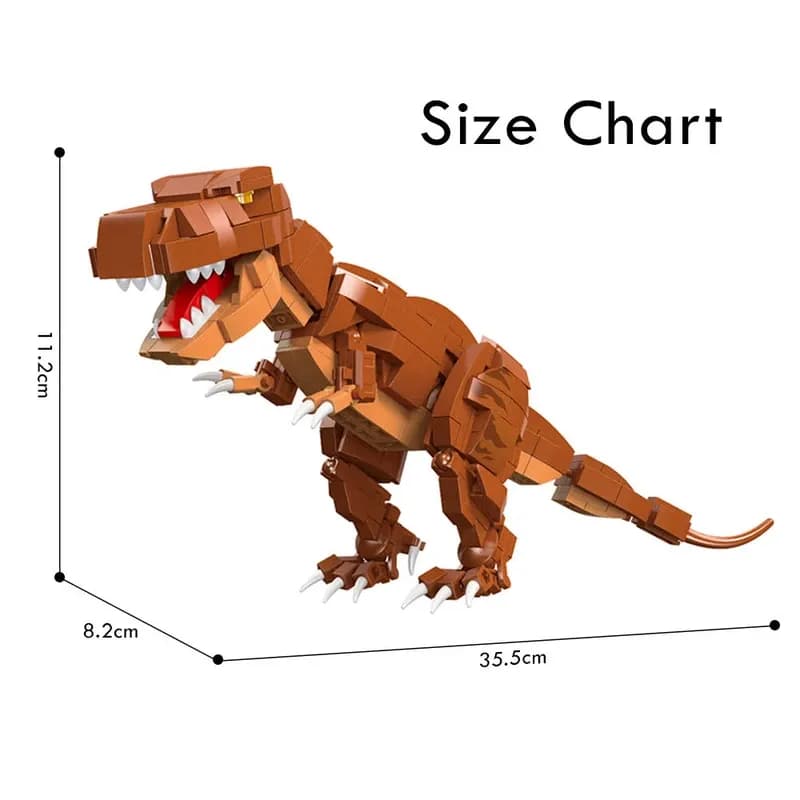 ساختنی ژی استار مدل دنیای دایناسور Tyrannosaurus REX کد 92451 — تصویر ۲