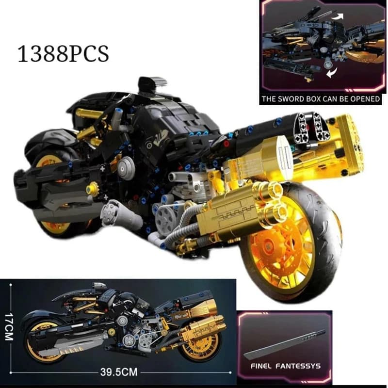 ساختنی مدل Final Fantasy Clouds Bike کد 10248 — تصویر ۴