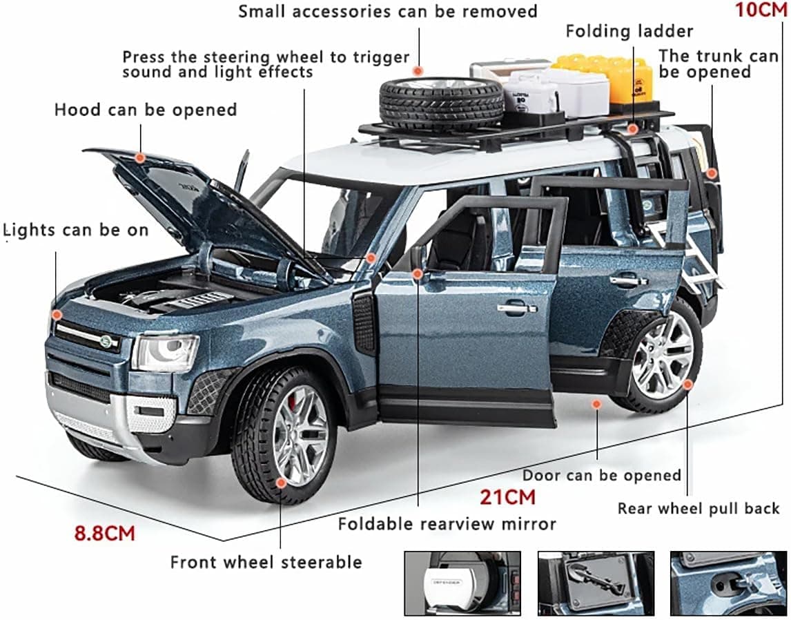 ماشین بازی چه ژی مدل Range Rover Defender — تصویر ۶