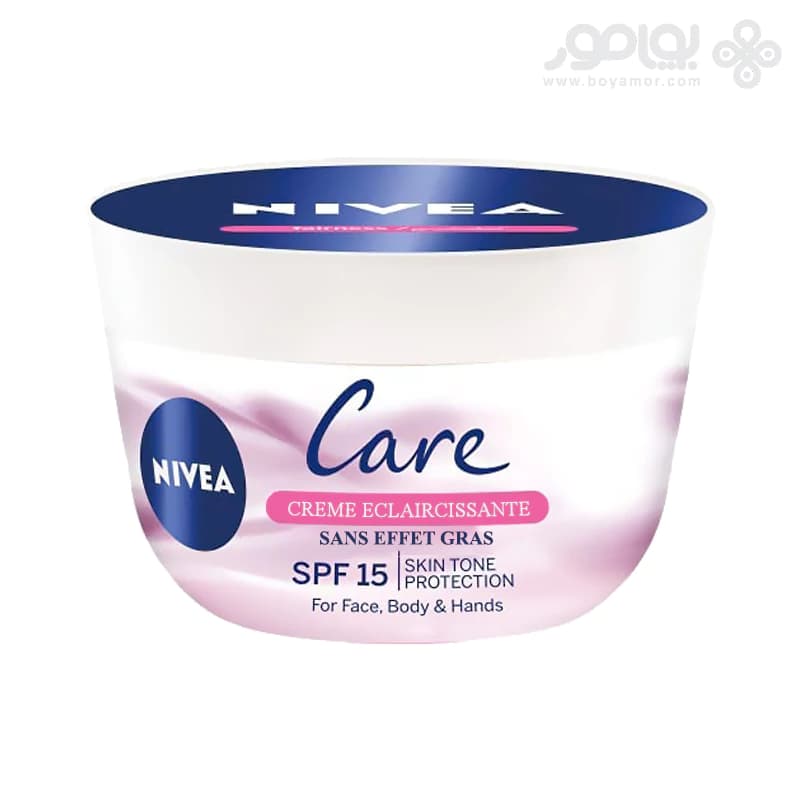 کرم مرطوب کننده و روشن کننده نیوا SPF15 حجم 200 میل