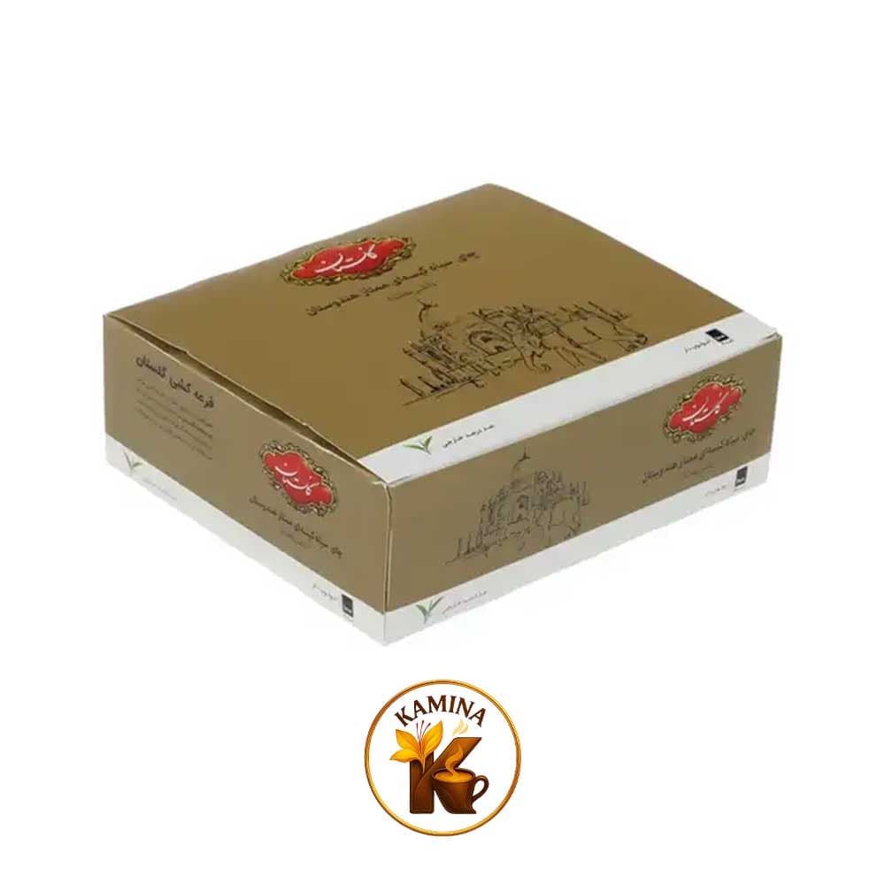چای سیاه کیسه‌ای گلستان مدل ممتاز هندوستان تشریفات 100عددی