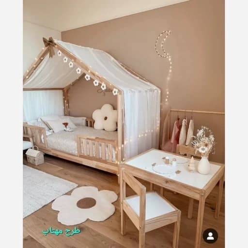 تخت خواب کودک و نوجوان طرح مهتاب. هزینه ارسال بصورت پس کرایه مبلمان فرنا مدل 1142350