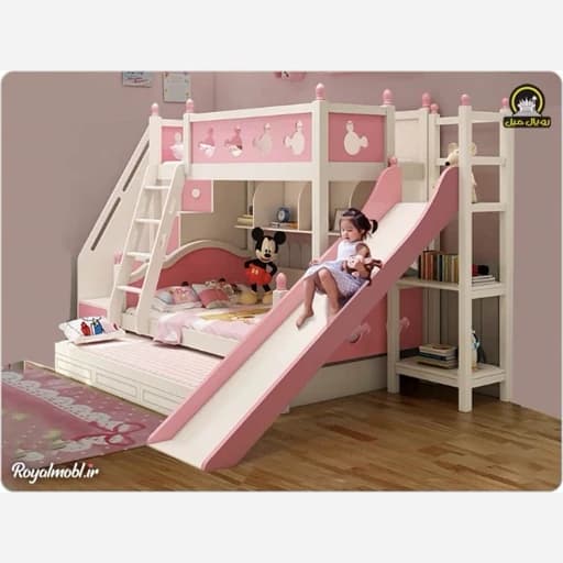 تخت خواب دوطبقه ای کودک ونوجوان…..147 مبلمان فرنا مدل 1142347