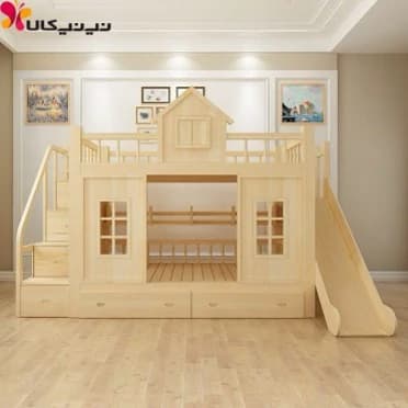 تخت خواب دوطبقه ای کودک ونوجوانBL00142 مبلمان فرنا مدل 1142329