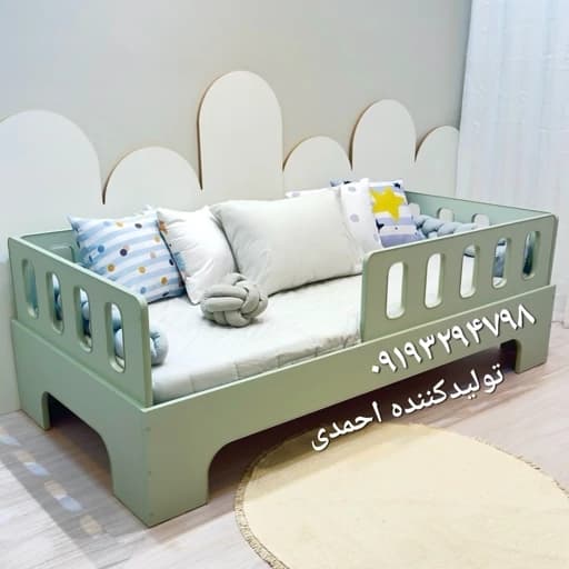 تخت خواب نوزاد و نوجوان طرح جدید مبلمان فرنا مدل 1142322