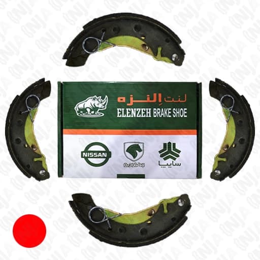 لنت ترمز عقب کفشکی مناسب خودرو دنا برند النزه